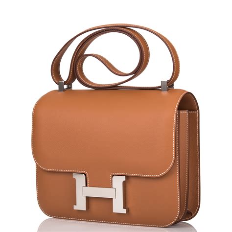 Hermes constance leather handbags